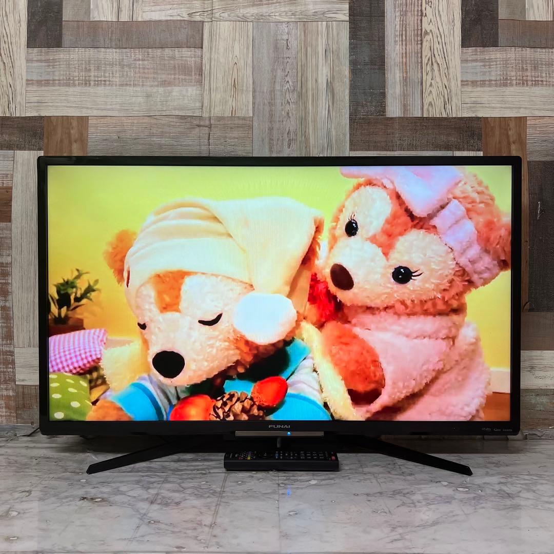 即日受渡❣️全国送料込フナイ40V型HDD録画機能内蔵テレビ見ながら録画も可能。