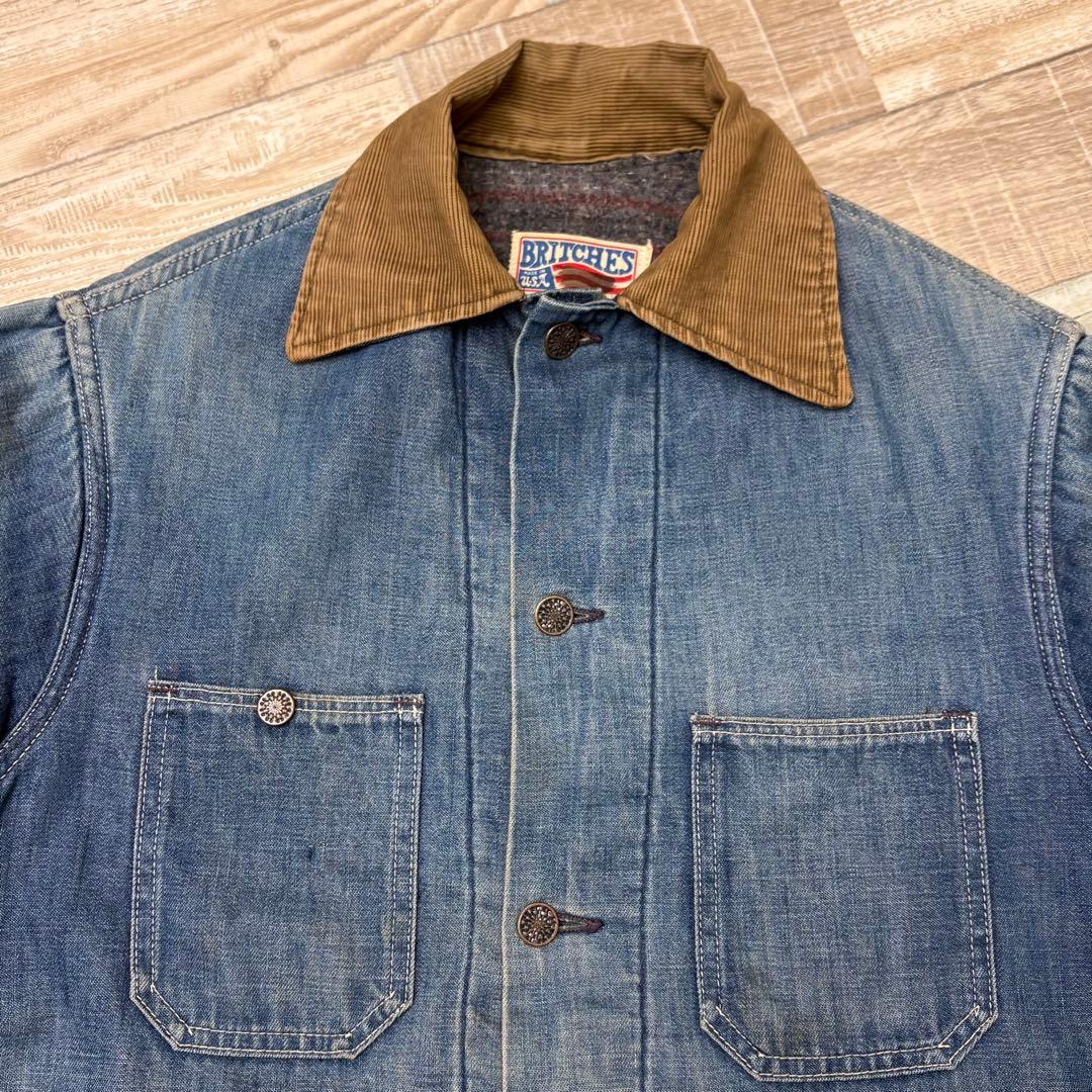 USA製 BRITCHES カバーオール ブランケット S相当 雰囲気◎