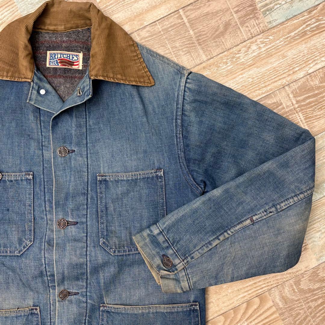 USA製 BRITCHES カバーオール ブランケット S相当 雰囲気◎