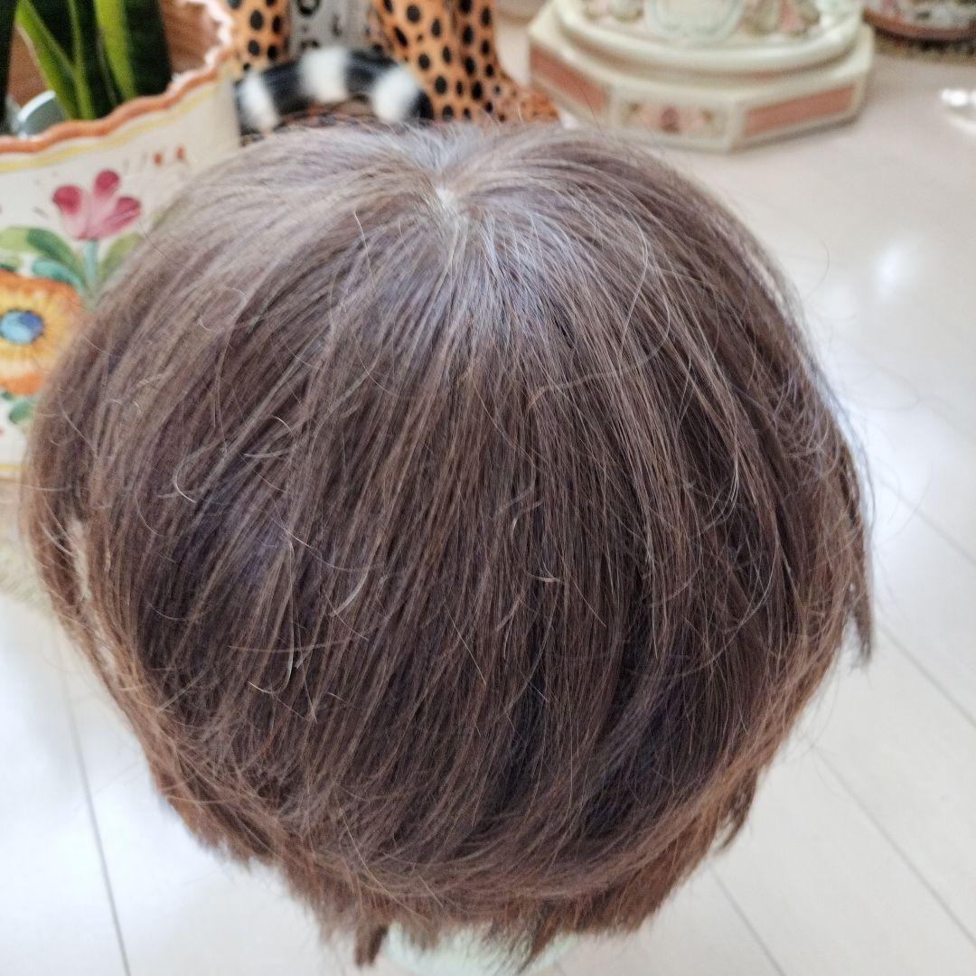 ブラウンショートボブウィッグ