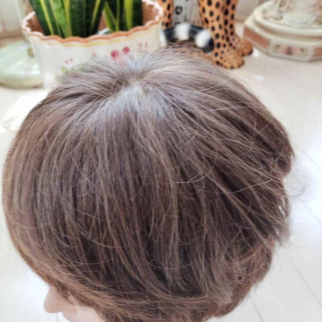 ブラウンショートボブウィッグ