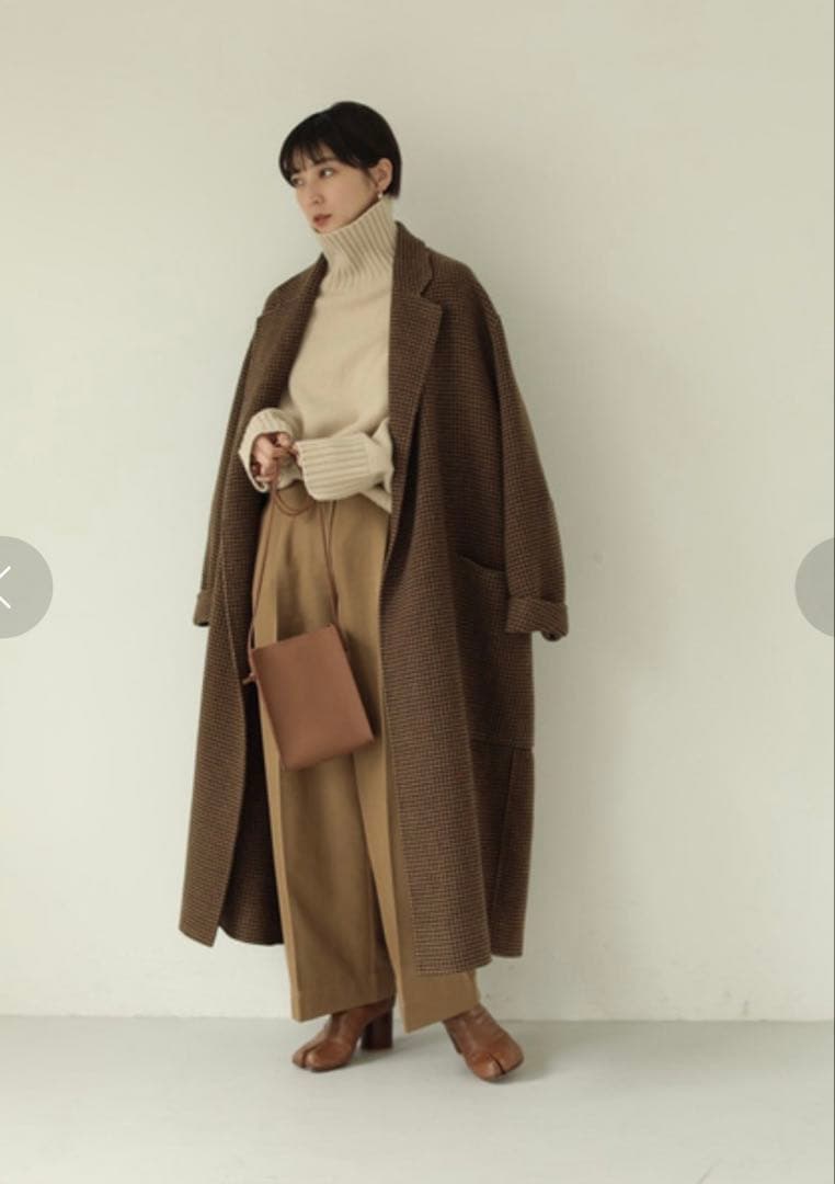 TODAYFUL オーバーチェックコート 36