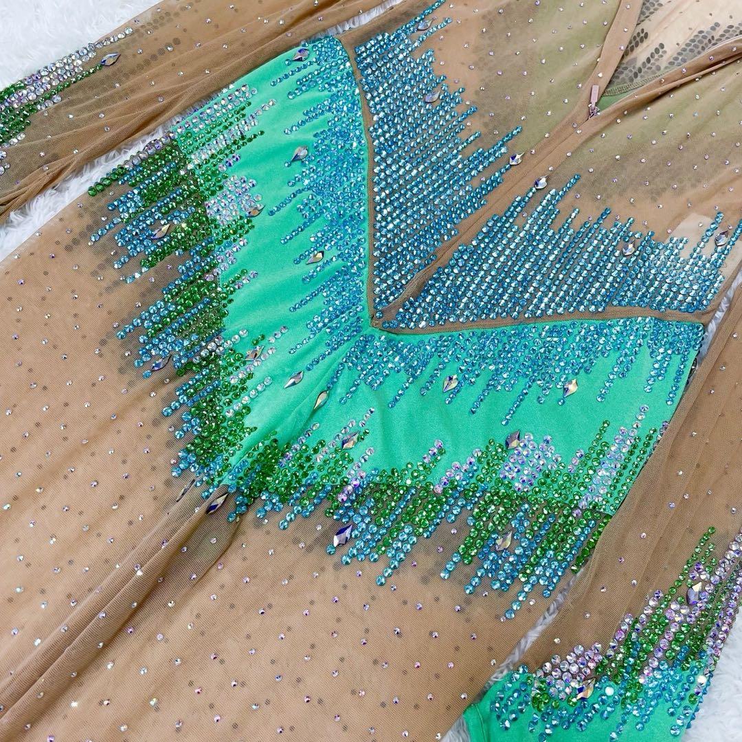 極美品 GUCCI グッチ スパンコール装飾 ロンパース オールインワン