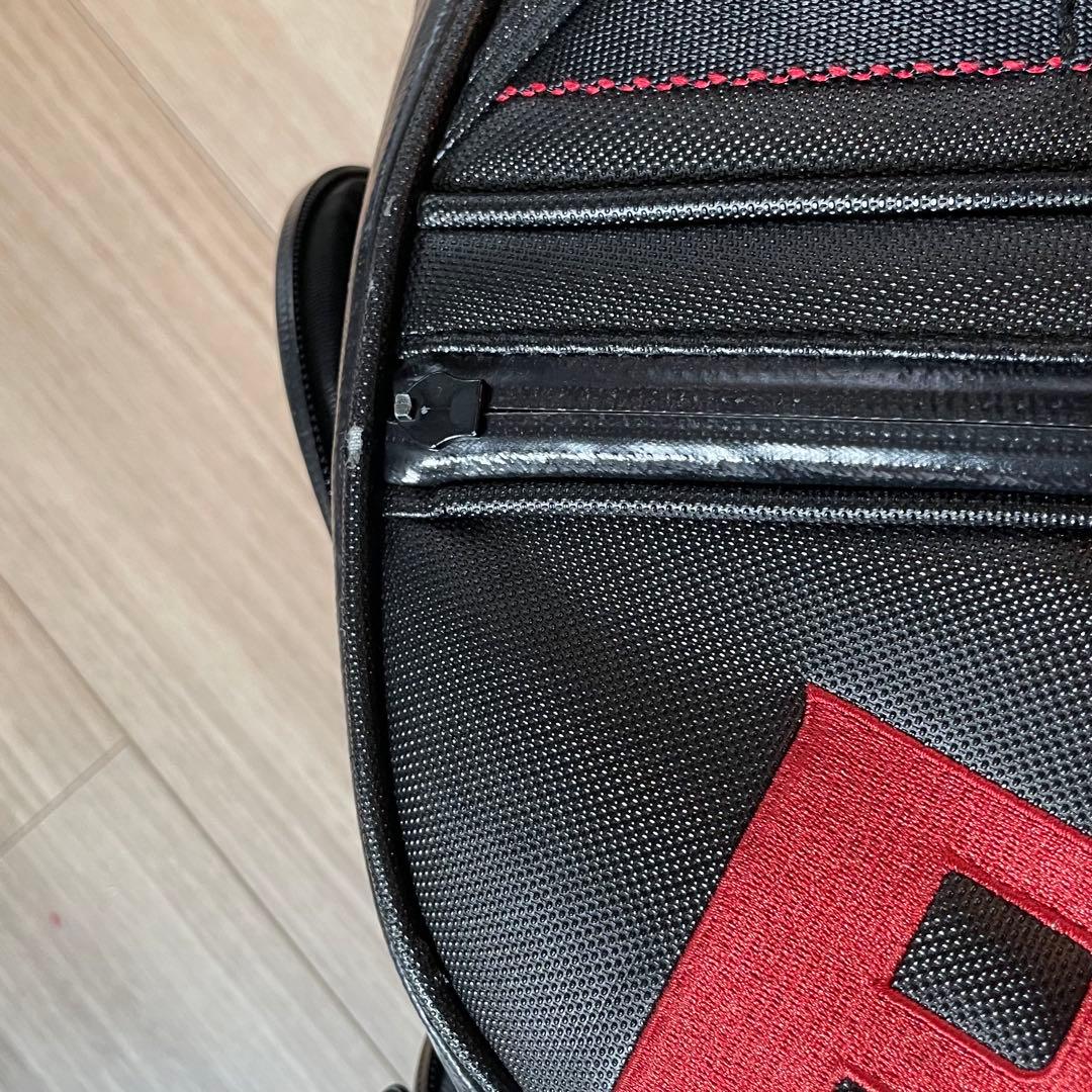 BRIEFING ゴルフキャディバッグ ブラック/レッド