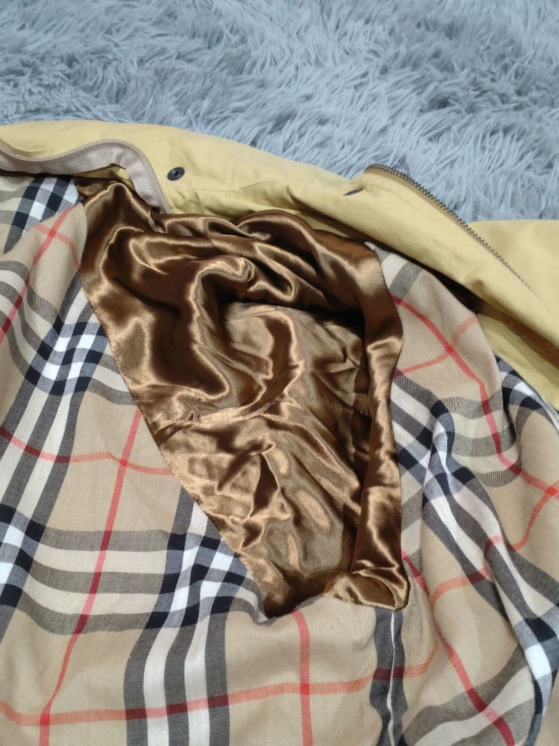 バーバリーズ/ステンカラーコート/ノバチェック/マスタード/80周年