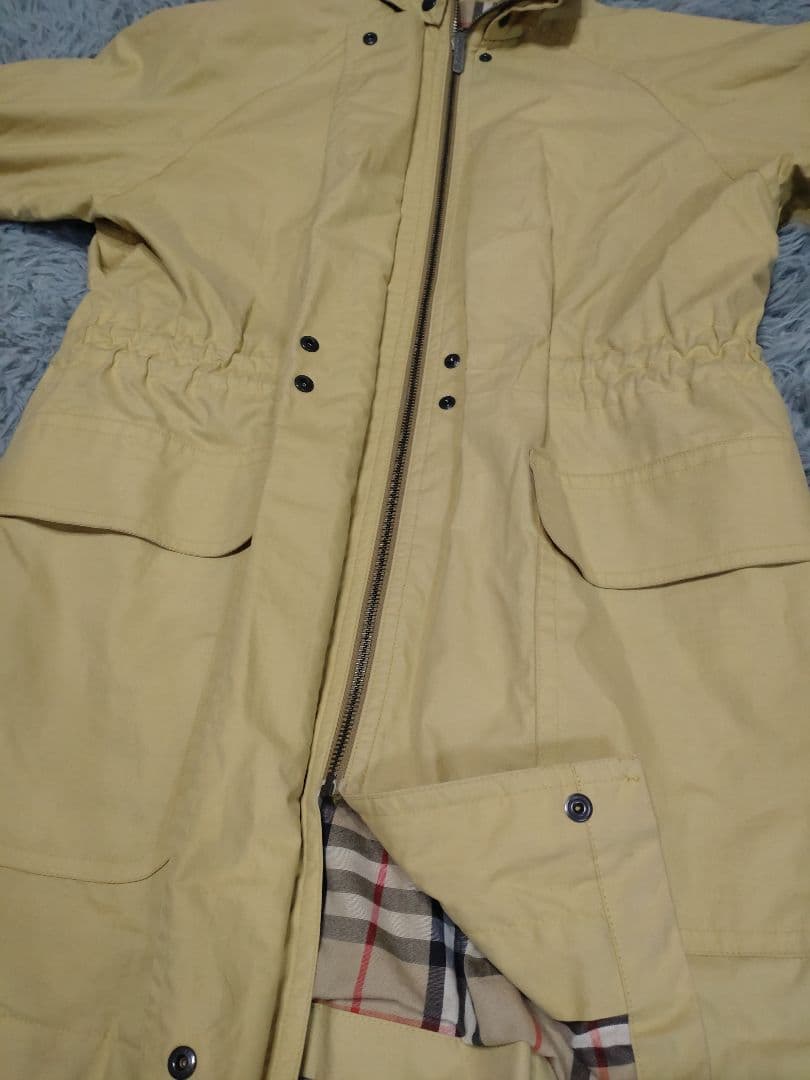 バーバリーズ/ステンカラーコート/ノバチェック/マスタード/80周年