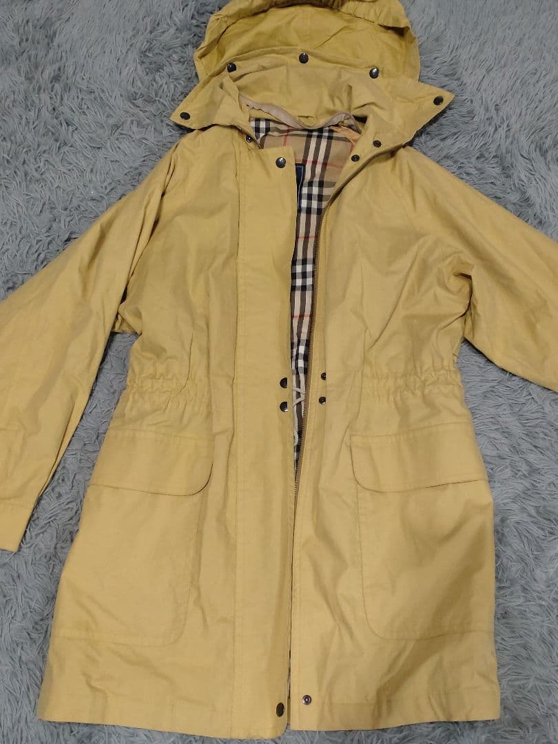 バーバリーズ/ステンカラーコート/ノバチェック/マスタード/80周年