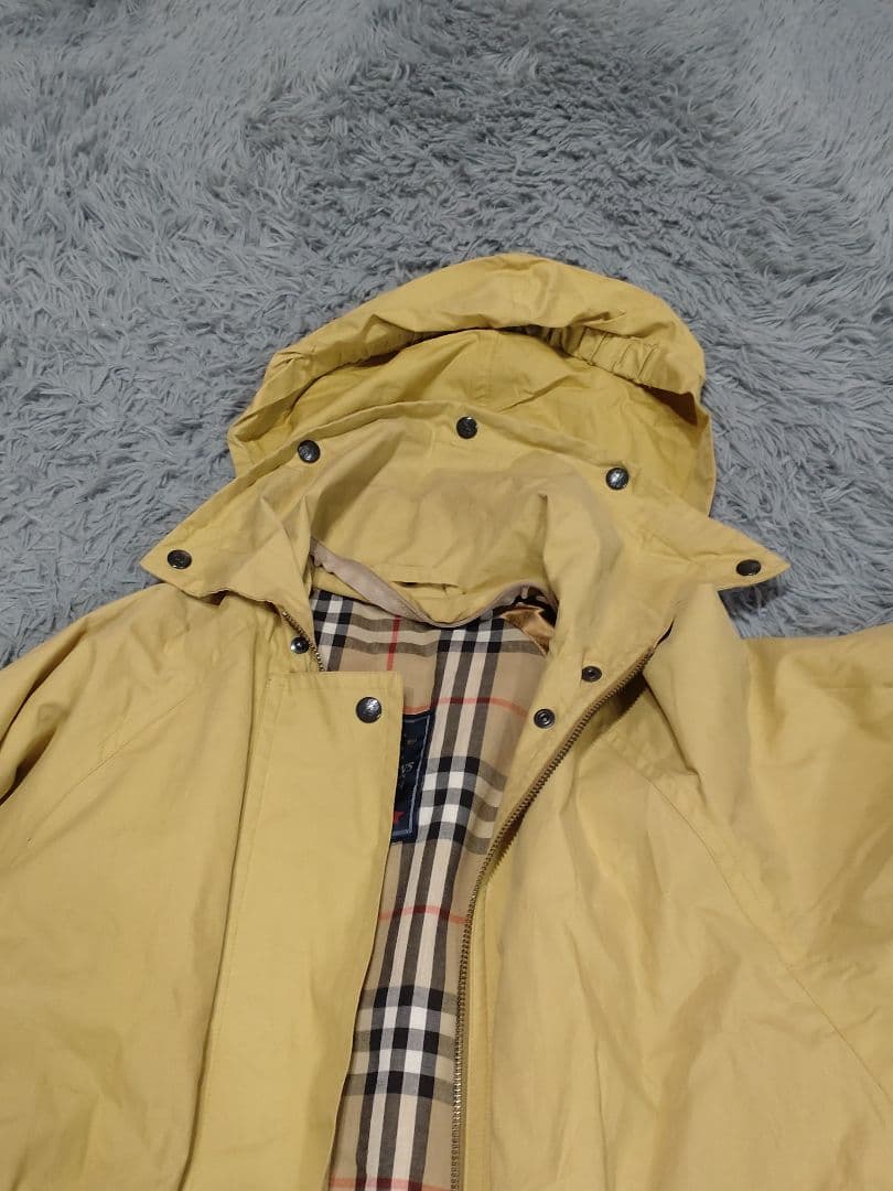 バーバリーズ/ステンカラーコート/ノバチェック/マスタード/80周年