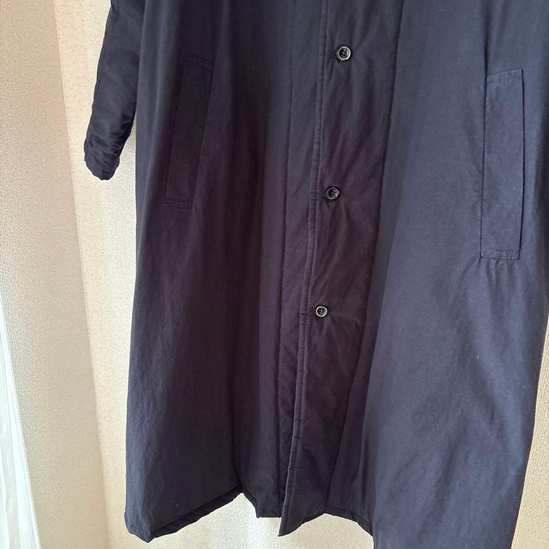 ヤーモ　キルティングラボコート　ネイビー