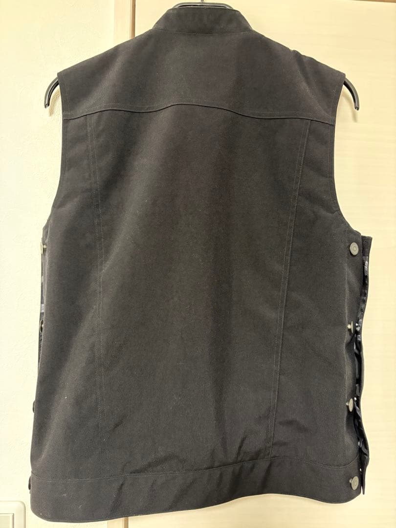 BLACKPARADE スタンドカラーコーデュラスパンベスト　Mサイズ