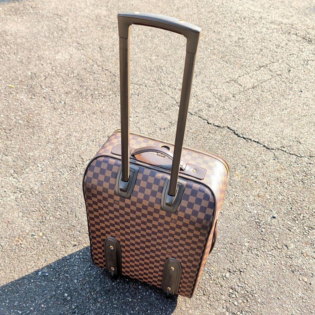 ルイヴィトン ペガス55 キャリーバッグ ダミエ スーツケース ブラウン PVC