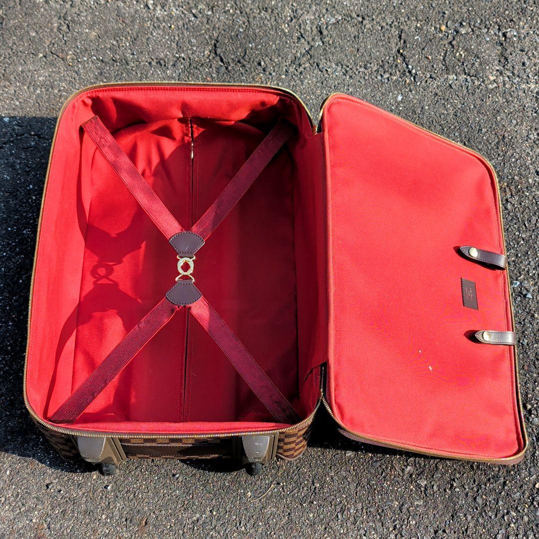 ルイヴィトン ペガス55 キャリーバッグ ダミエ スーツケース ブラウン PVC