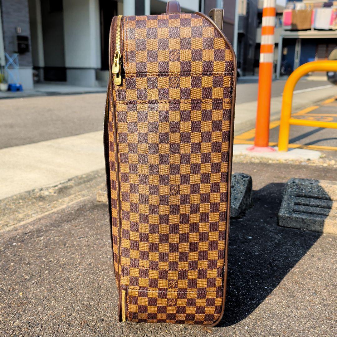 ルイヴィトン ペガス55 キャリーバッグ ダミエ スーツケース ブラウン PVC