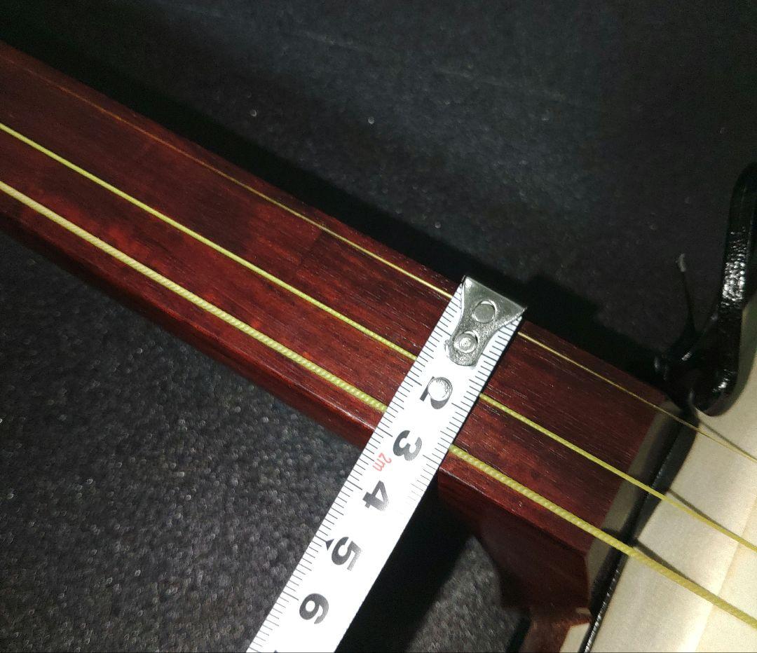 津軽三味線　太棹　東さわり　ハードケース　鍵付き【皮破れ】