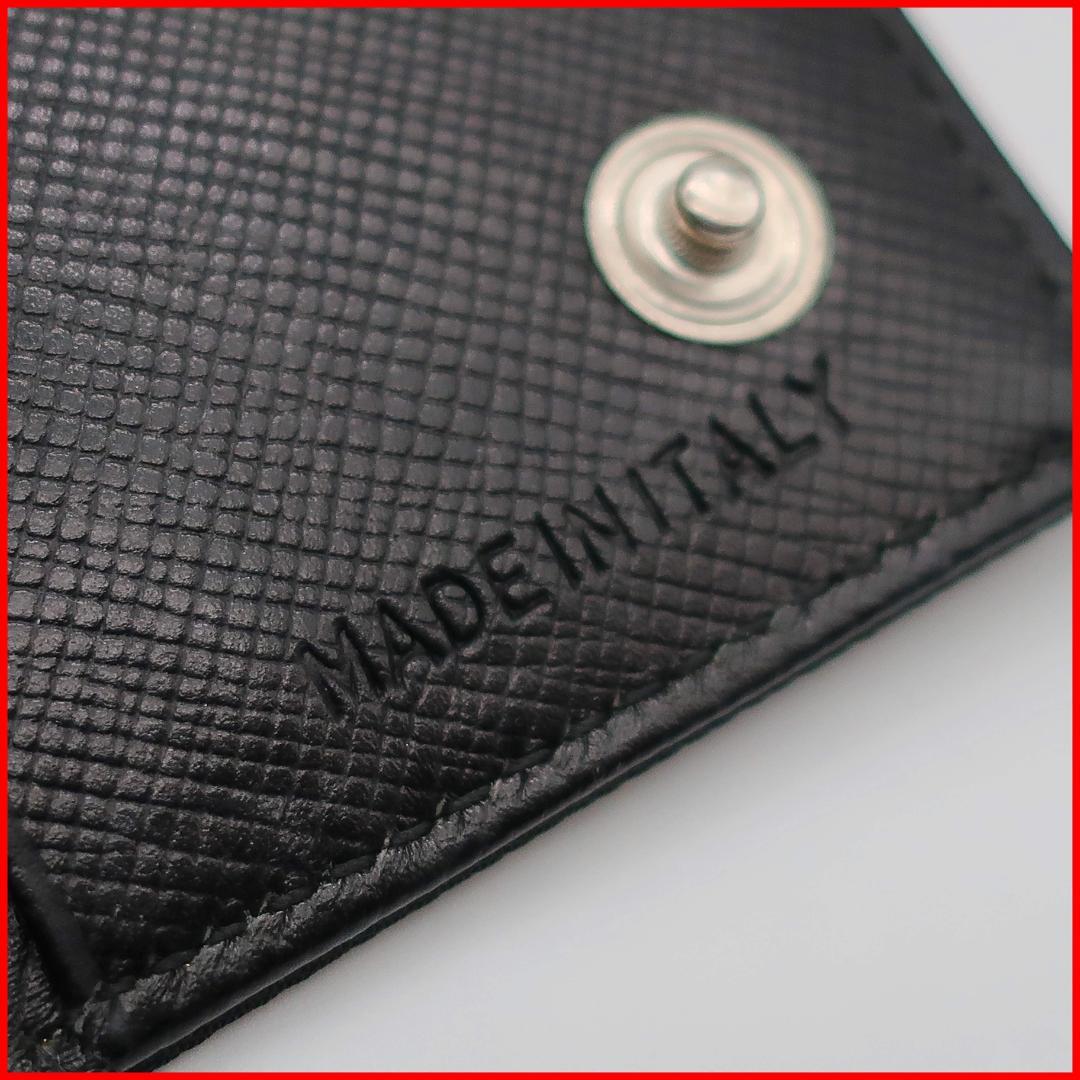 正規品 プラダ PRADA キーケース Key case ナイロン 三角ロゴ 黒