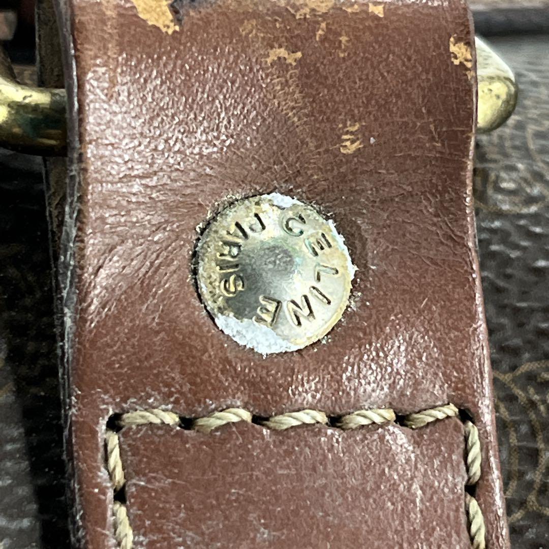 y2k 00s オールド　セリーヌ　ボストンバッグ　マカダム柄　トリオンフ