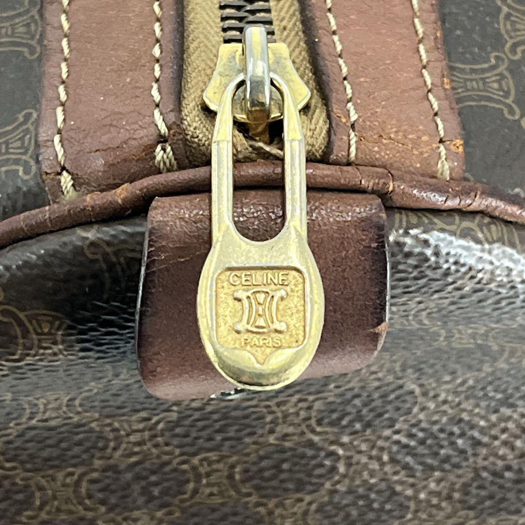 y2k 00s オールド　セリーヌ　ボストンバッグ　マカダム柄　トリオンフ