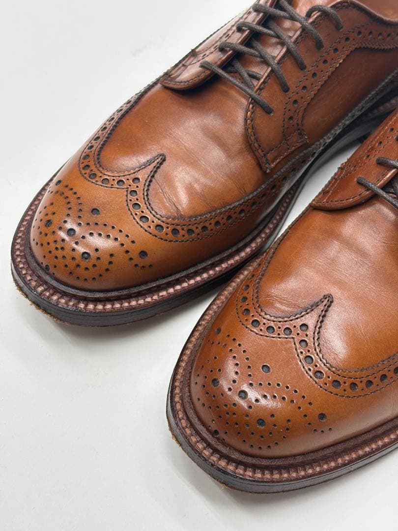 Alden/オールデン 7E 979 ロングウイングチップ カーフ/ブラウン