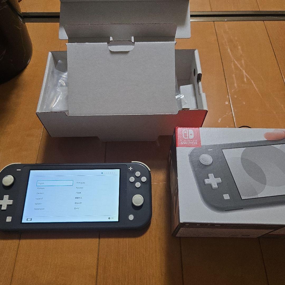 ジャンク Nintendo switch lite グレー