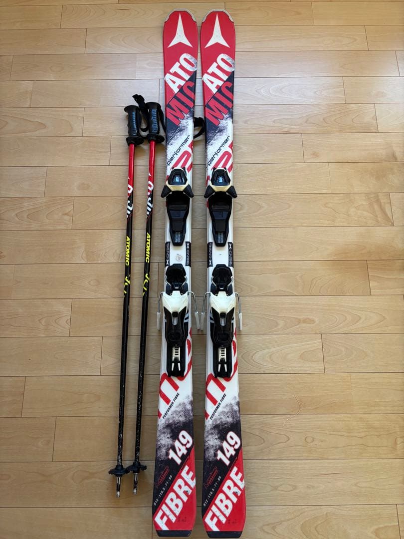 Atomic performer スキー 149cm &ストック107cm