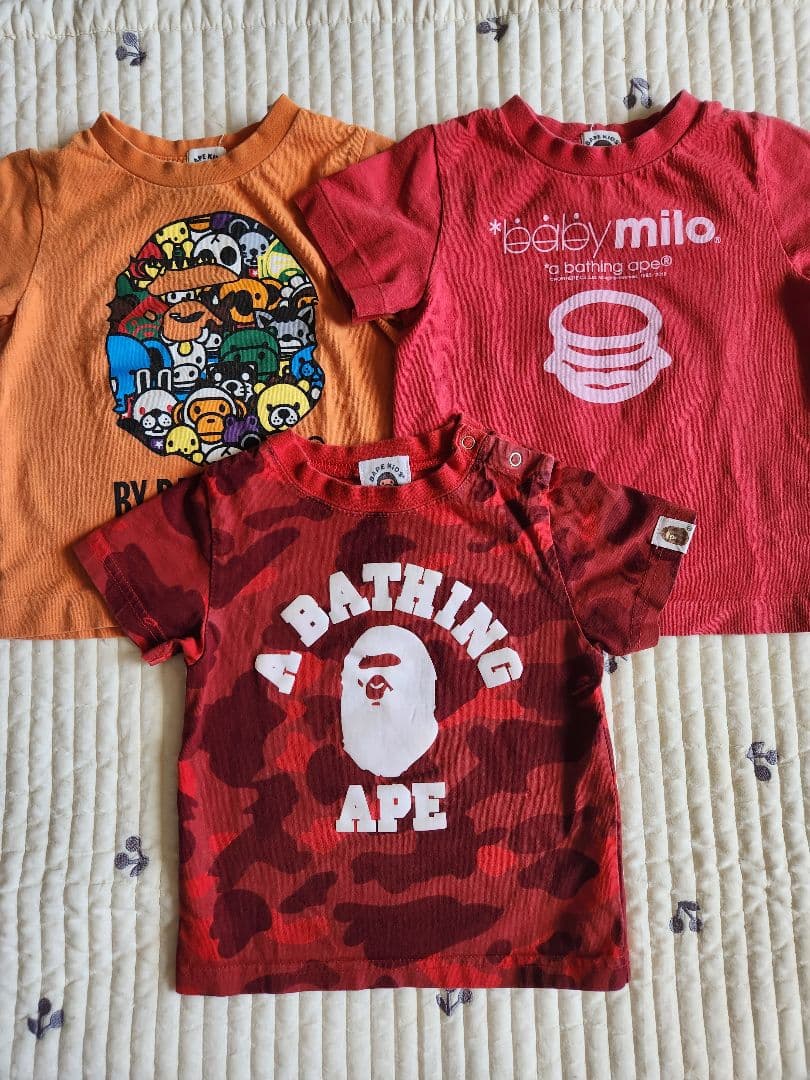 A BATHING APE Tシャツ 3枚セット