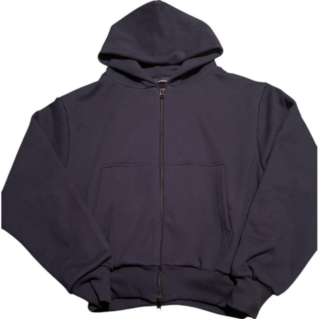 新品　ステッカー付き　Ans Dotsloevner ジップパーカー ネイビー