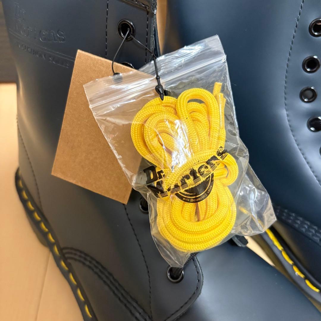 新品未使用　ドクターマーチン8ホールブーツ　ネイビー　29センチ