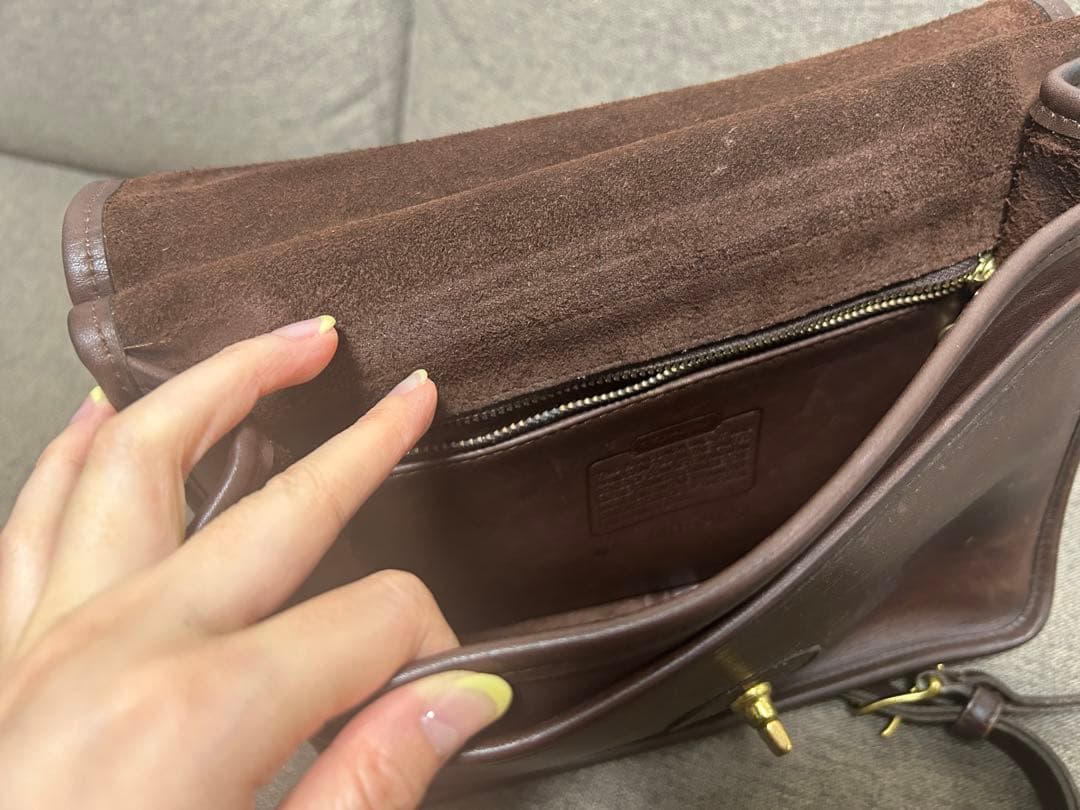 COACH オールドコーチ 茶 レザー ブラウン 2way ウィリス