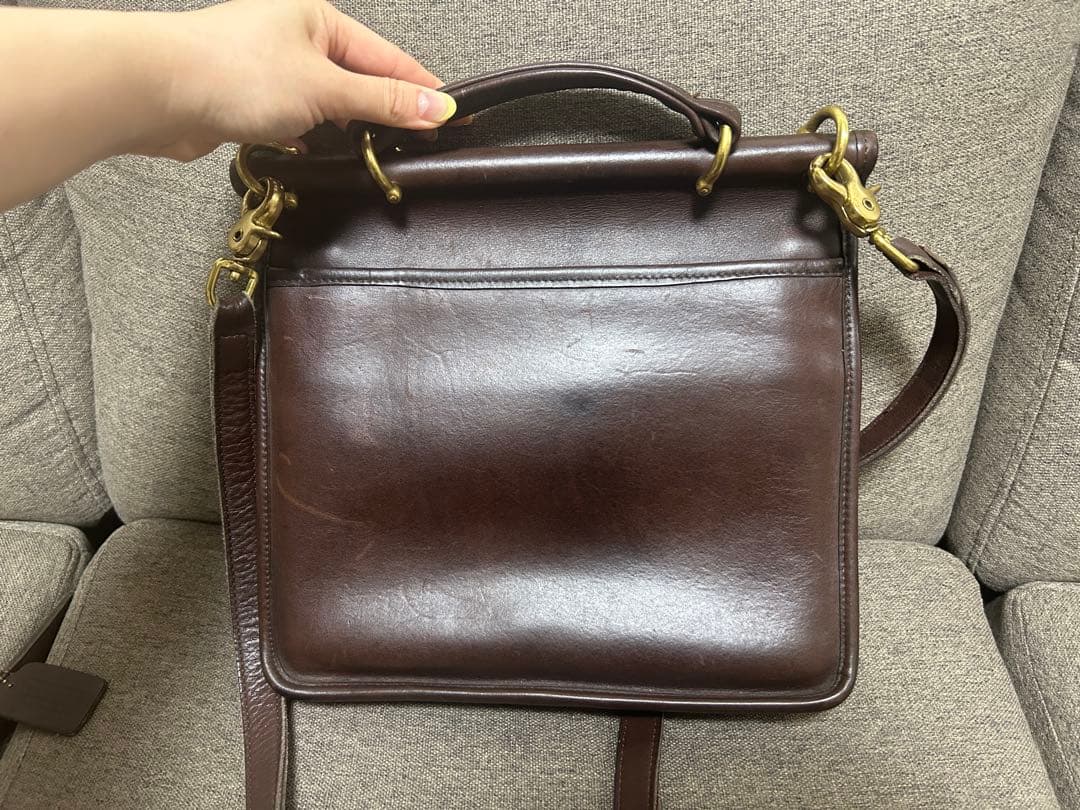 COACH オールドコーチ 茶 レザー ブラウン 2way ウィリス