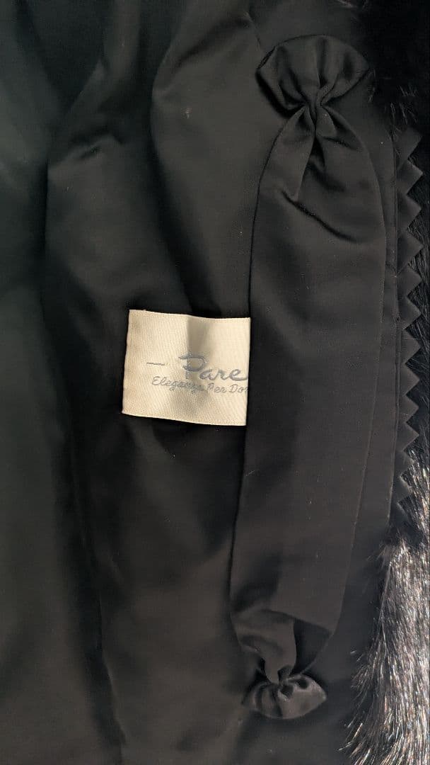 新品 黒 ミンクファー コート ミンクコート 毛皮 リアルファー 11号