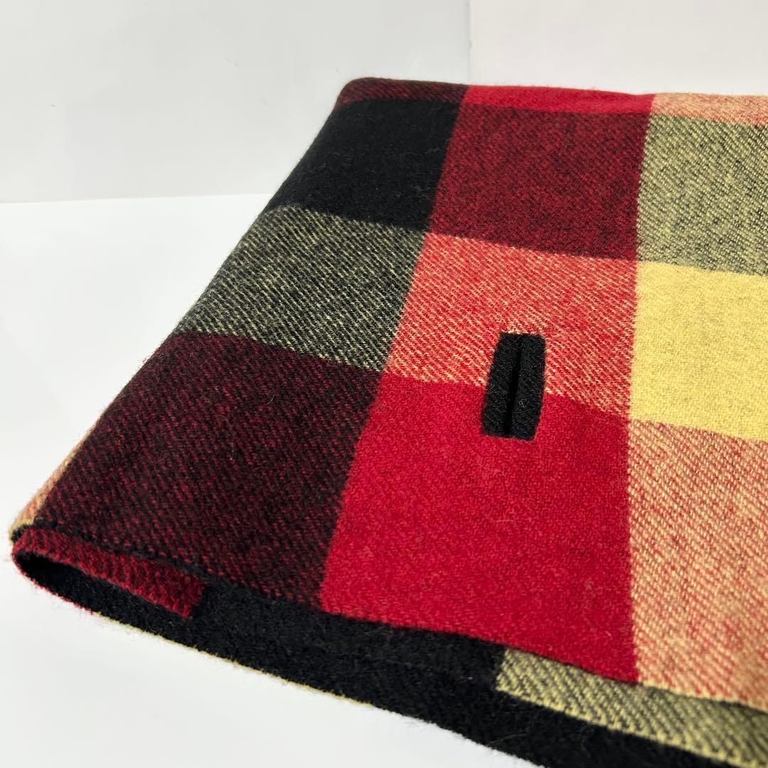 美品 ヴィヴィアンウエストウッド チェック ウール ストール マフラー ショール