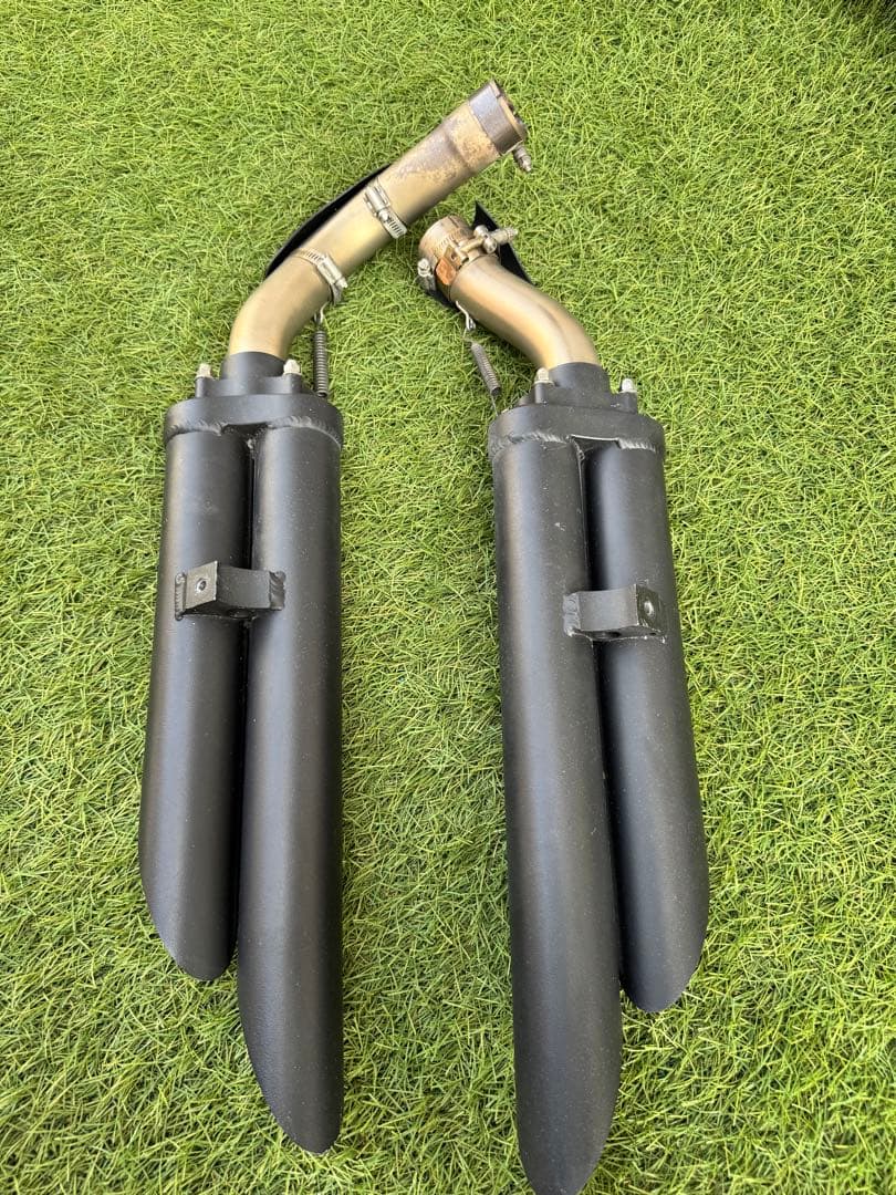 P*k様 YZF-R1 09~14 TOCE管 マフラー デメキン クロスプレー