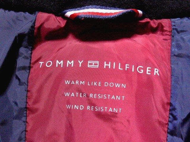 【大きい】2XL3XL日本サイズ位トミーヒルフィガーUSA限定ダウンジャケット黒
