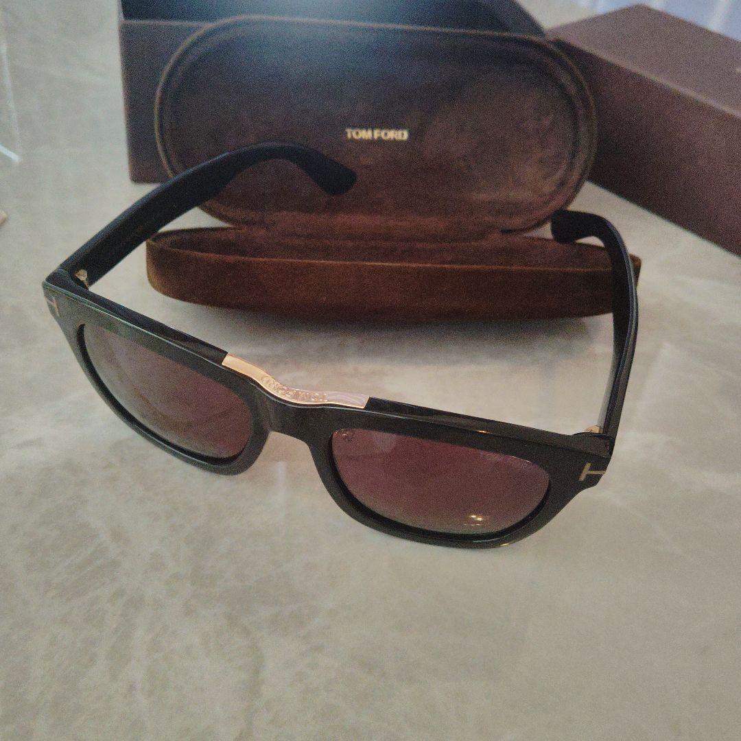 付属品完備★美品 トムフォード TF9355 01A ウェリントン型 サングラス