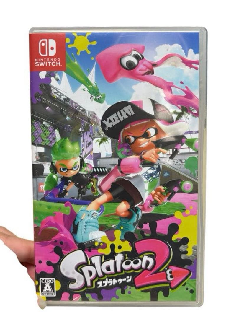 Nintendo Switch 本体 ジョイコン スプラ2 スマブラ カセット付