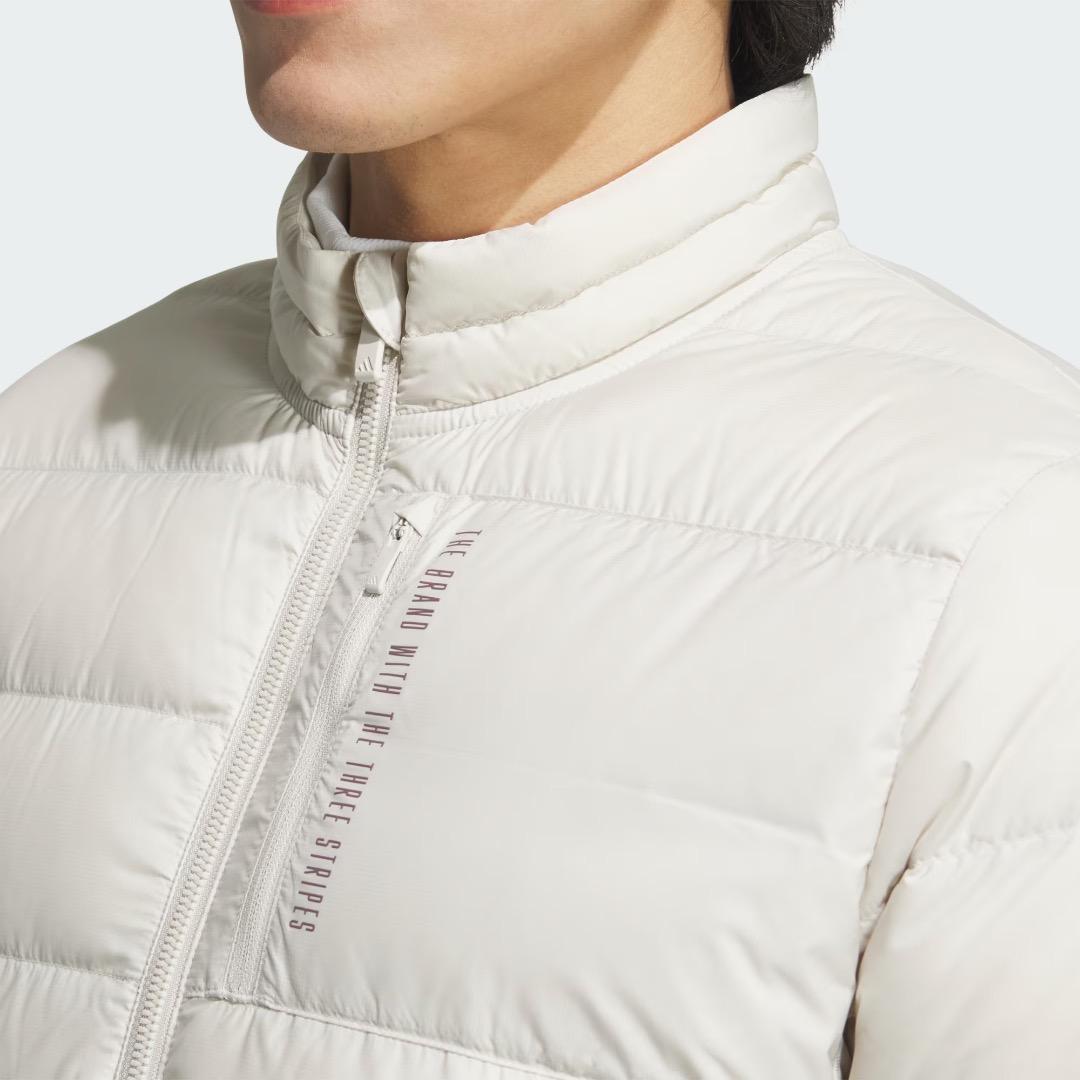 【L】秋冬 アディダス ゴルフ 保温 600フィルパワー ダウンジャケット BG