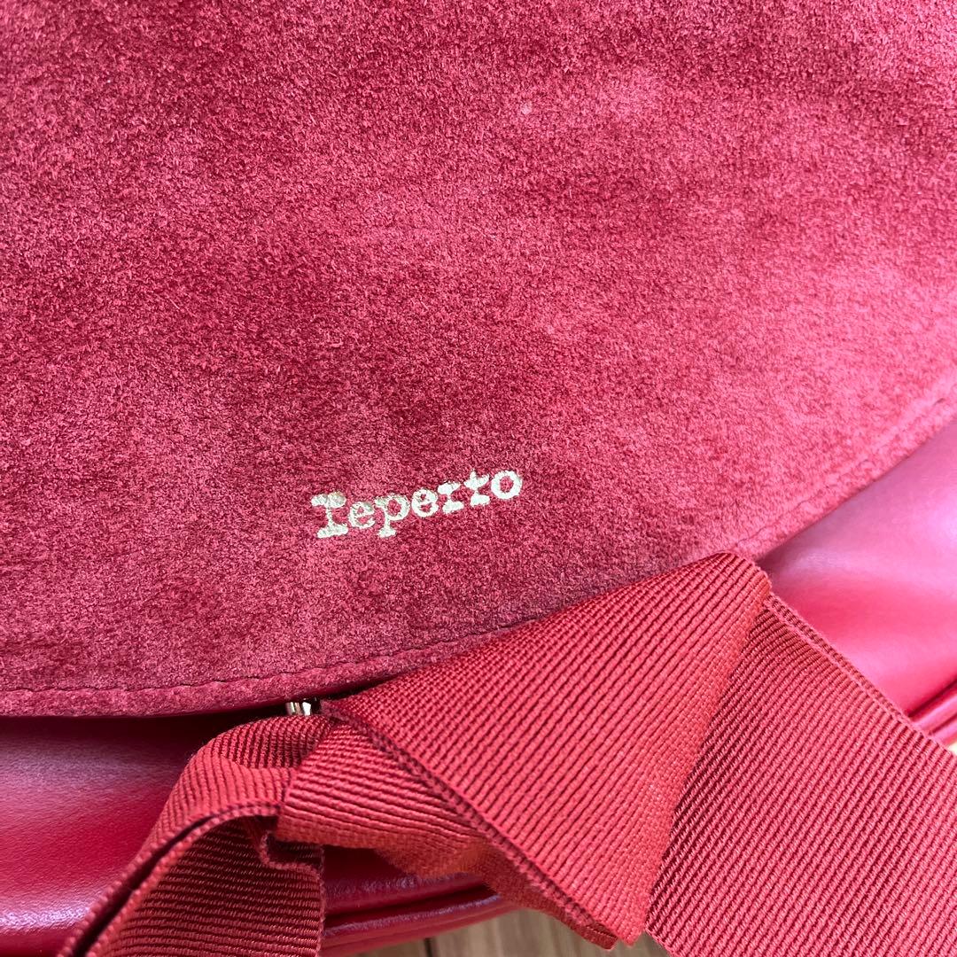 【美品】repetto 赤 ショルダーバッグ