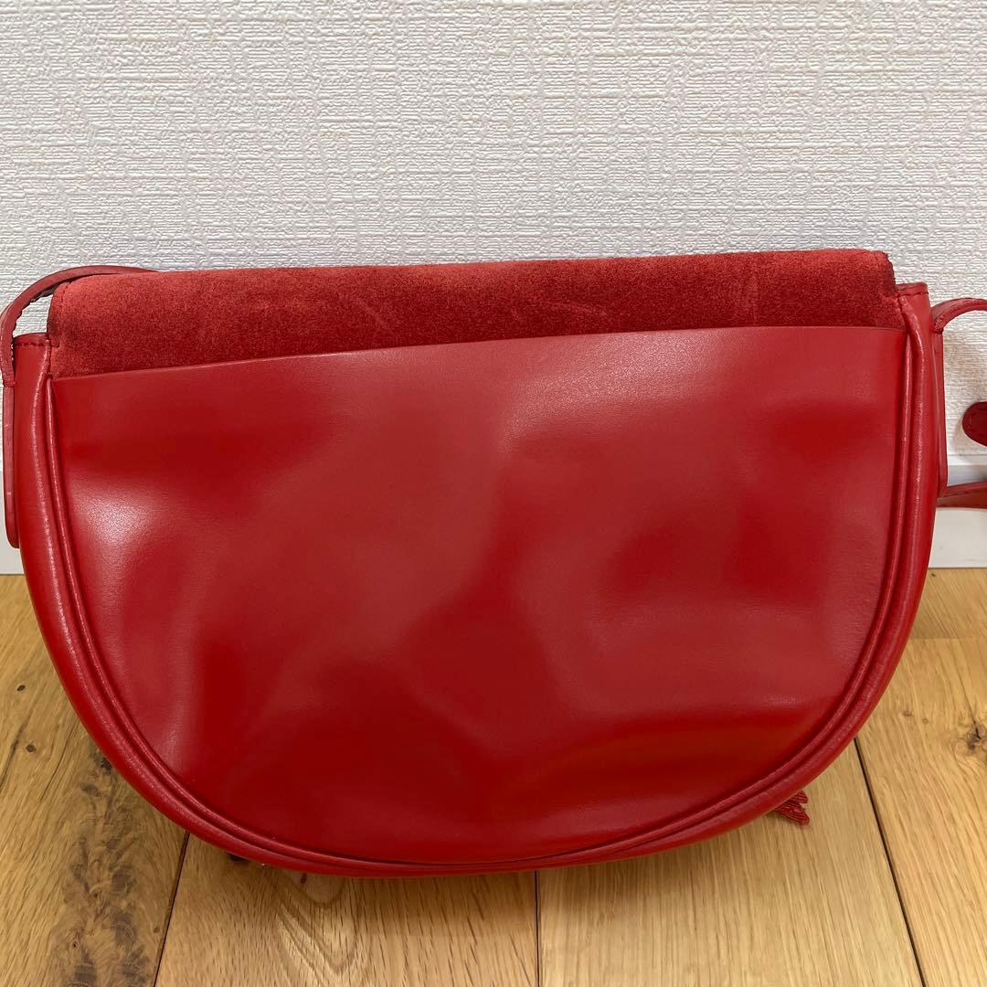 【美品】repetto 赤 ショルダーバッグ