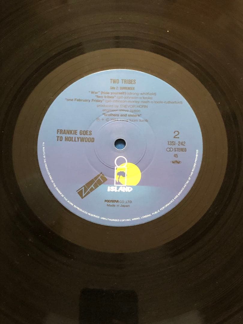 LP♢フランキー・ゴーズ・トゥ・ハリウッド13SI-242帯♢うg4940w43