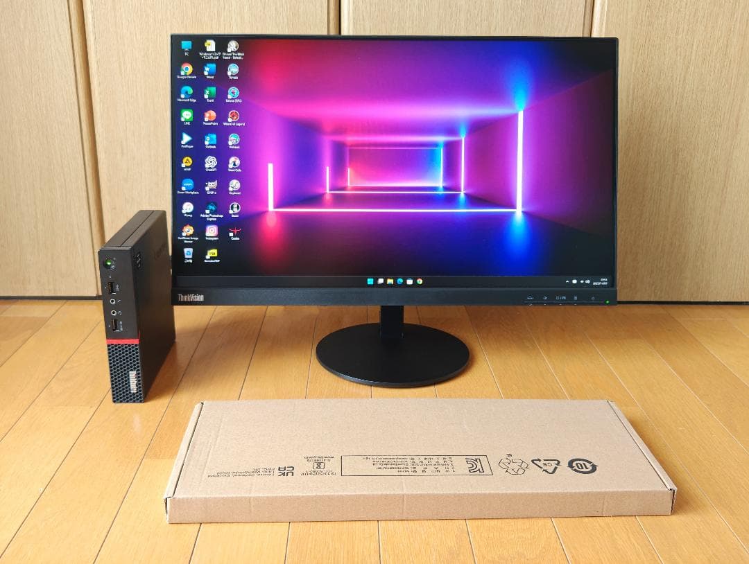 Lenovo 省スペース 高性能 デスクトップPCセット