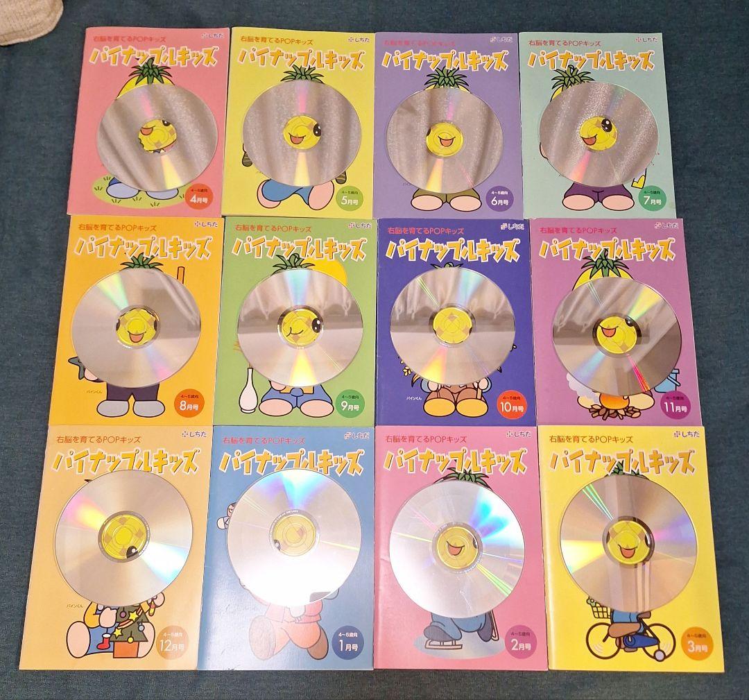 マンスリーDVD ルビー 全巻 12ヵ月　七田　パイナップルキッズ