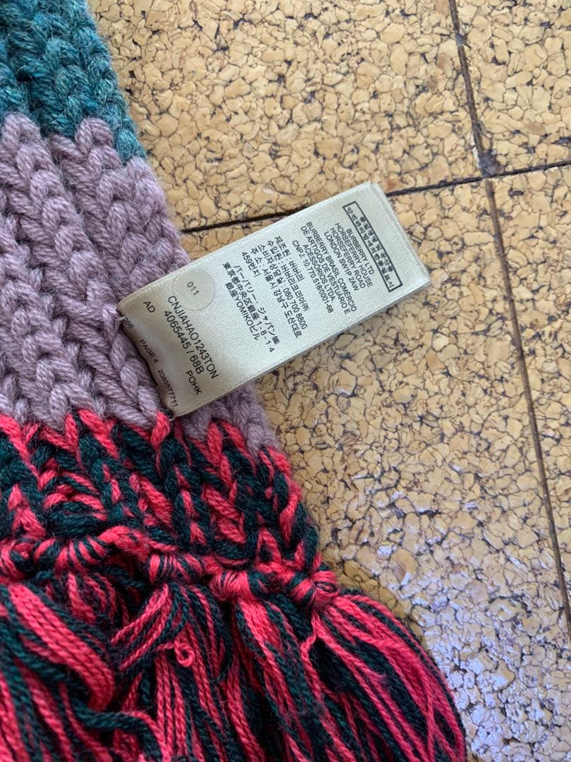 バーバリーコレクションライン　ロングマフラー