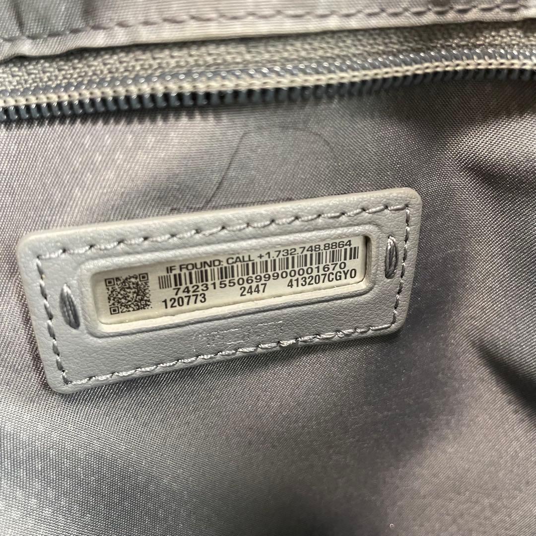 希少　TUMI Eliza 2way ビジネスバッグ スタッズ グレー