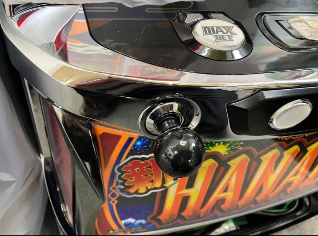 パチスロ実機 新ハナビ / 新HANABI ◯ボタン仕様 不要機付 ⭕️送料無料⭕️