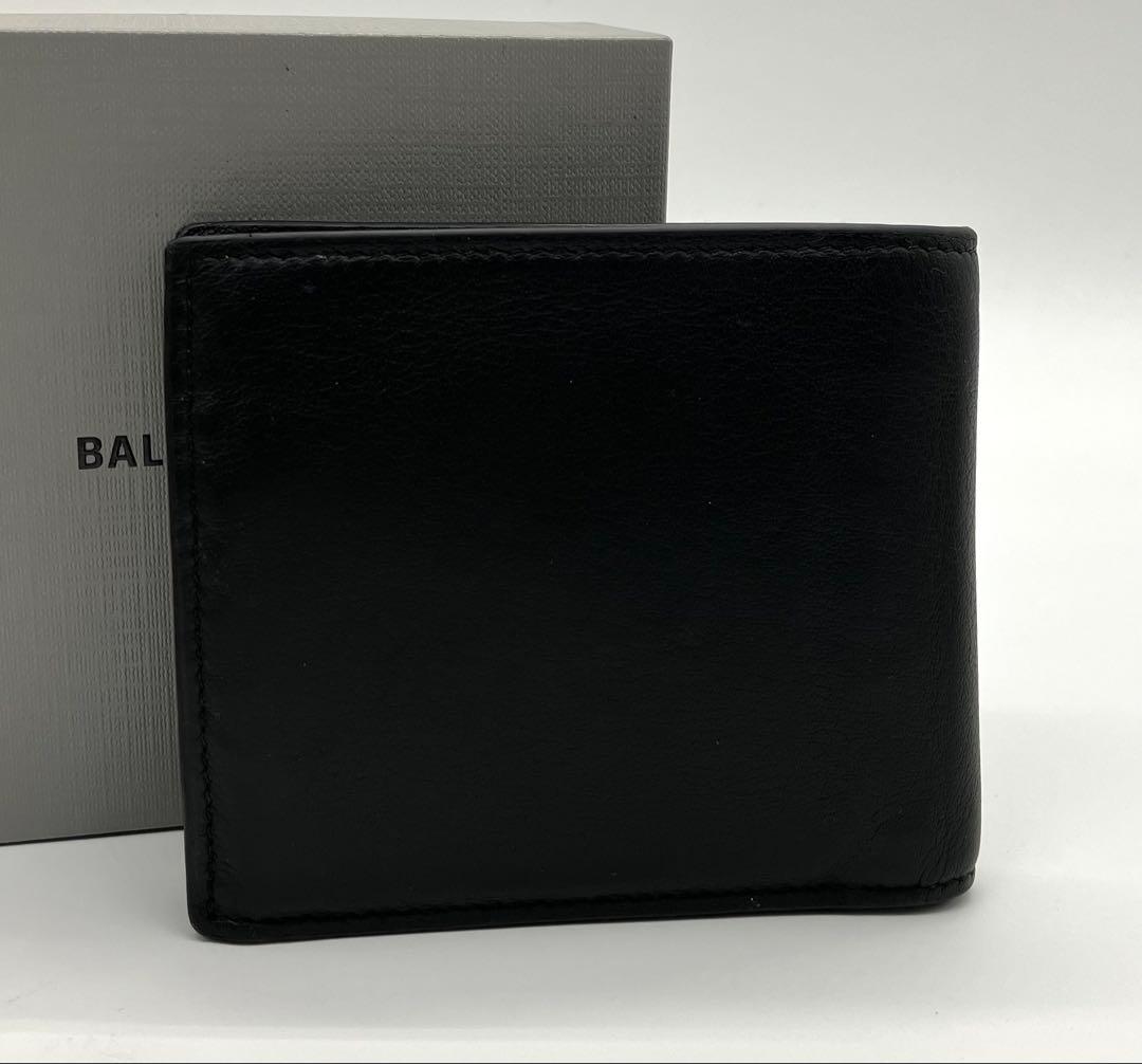 ⭐️ 美品 バレンシアガ エブリデイ レザー 二つ折り財布 ブラック 鑑定済