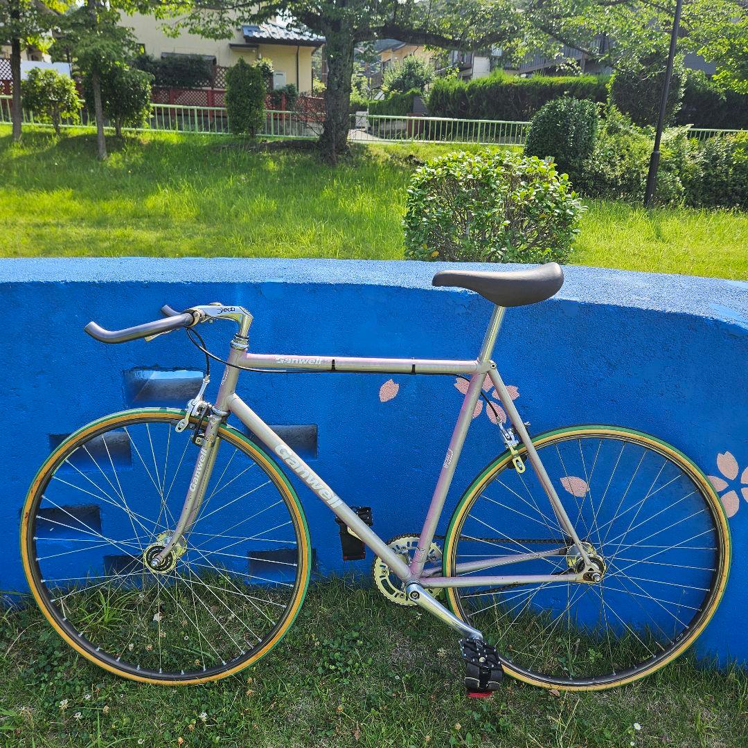 ganwell ガンウェル　ピスト　54　シングル　固定　競輪　njs