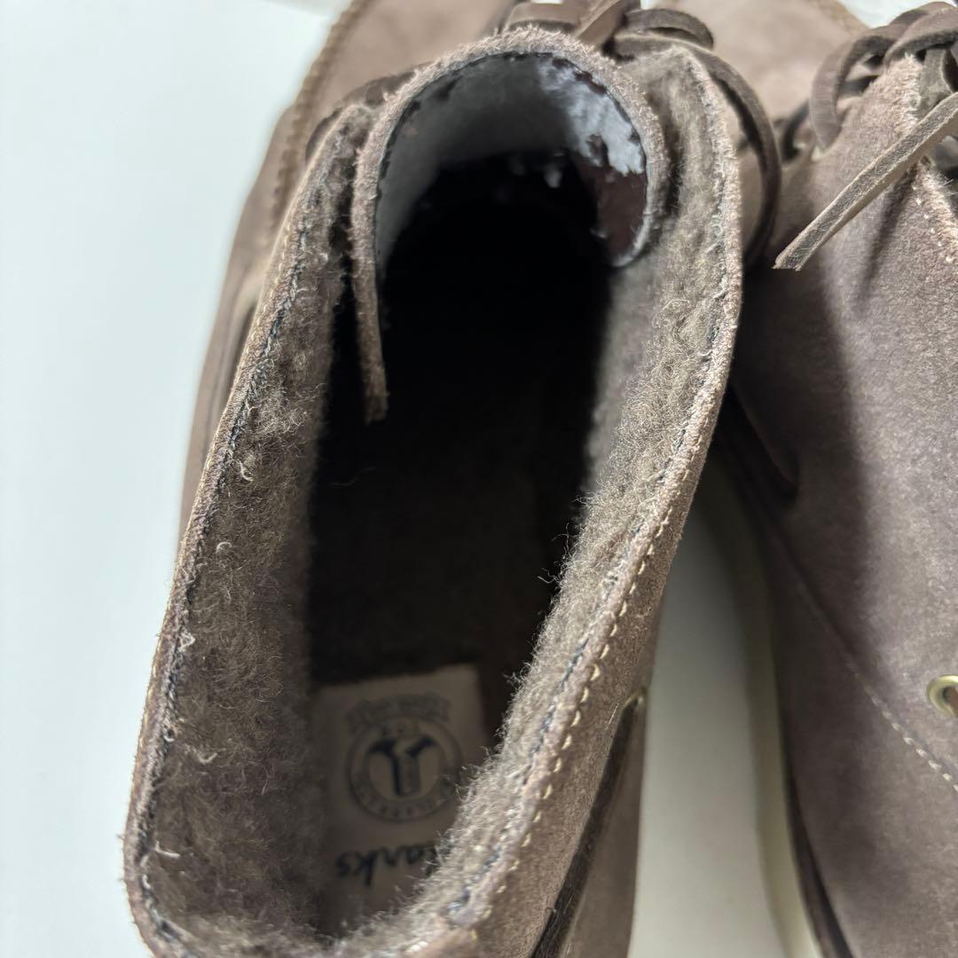 クラークス DAKIN DECK スエード ボアブーツ 30cm相当