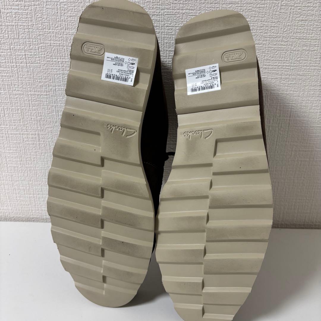 クラークス DAKIN DECK スエード ボアブーツ 30cm相当