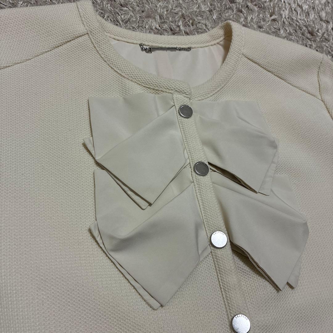 美品☆CELFORD セルフォード♡ ダブルリボンカノコジャケット 入学式卒業式