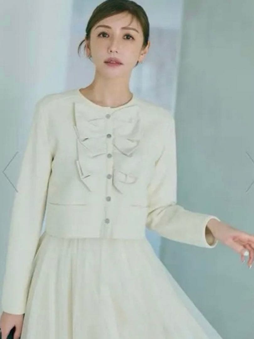 美品☆CELFORD セルフォード♡ ダブルリボンカノコジャケット 入学式卒業式